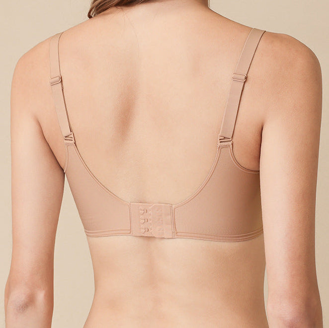 Nahtloser Contour Line BH in Creme-Pink mit formender 3D-Struktur