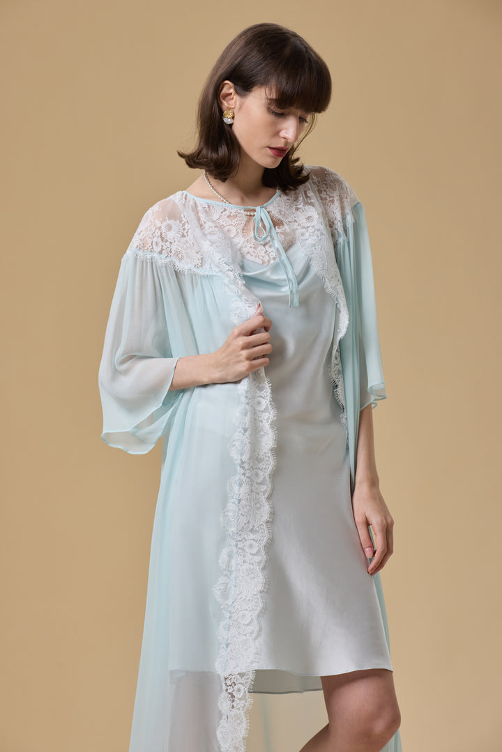 Verzauberter Traum | Seiden Chiffon-Set