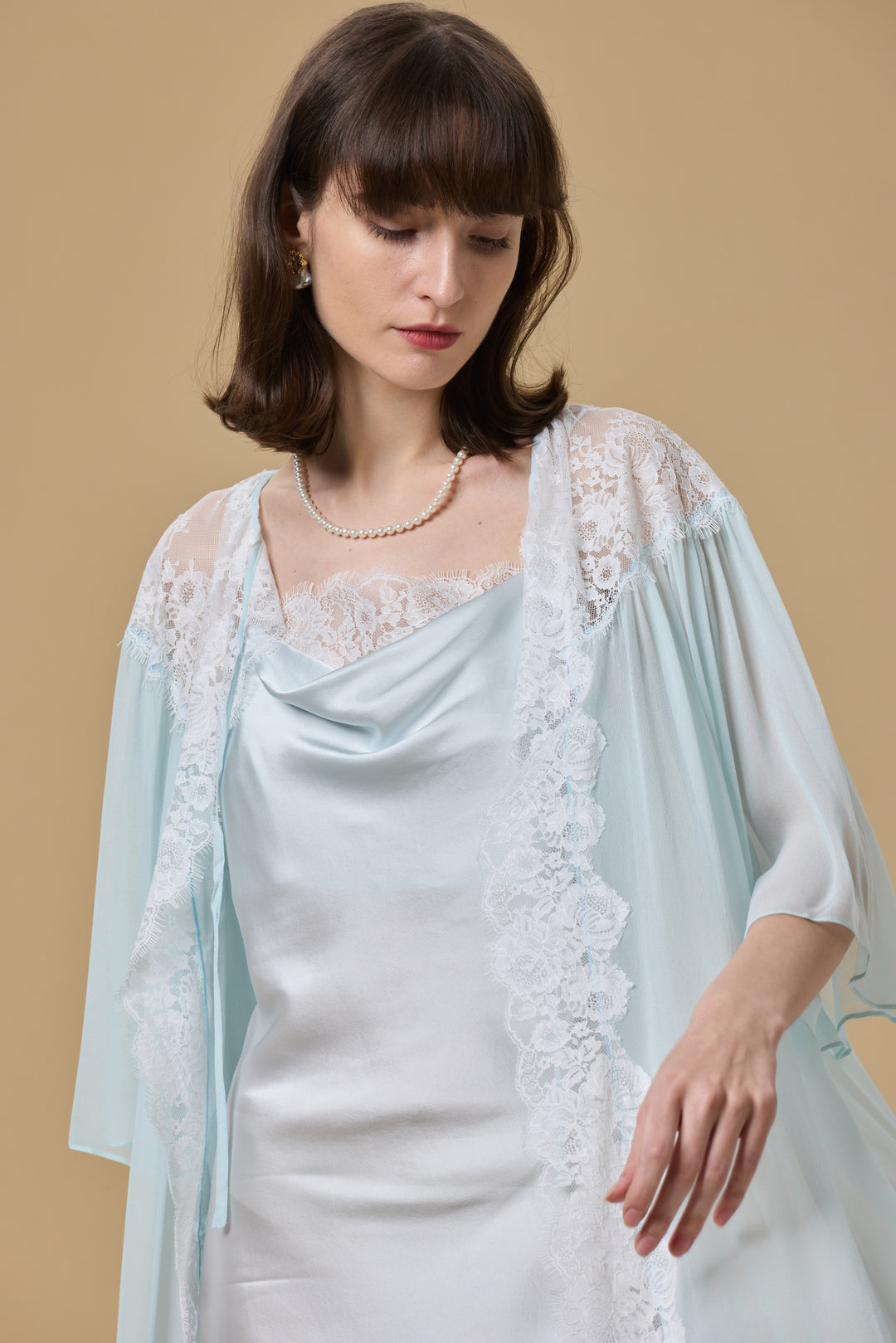 Verzauberter Traum | Seiden Chiffon-Set