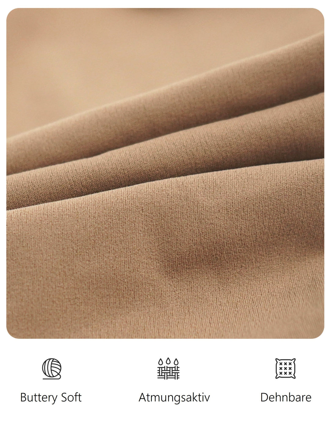 Frau tragt CloudSoft Leggings anschmiegsames Material für maximalen Komfort. 