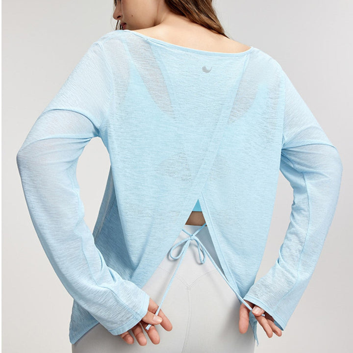 BreezeFit Sport-Langarmshirt Damen
