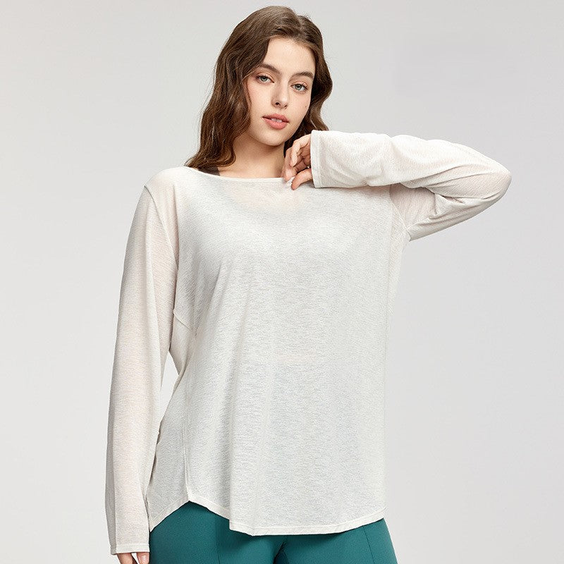 BreezeFit Sport-Langarmshirt Damen