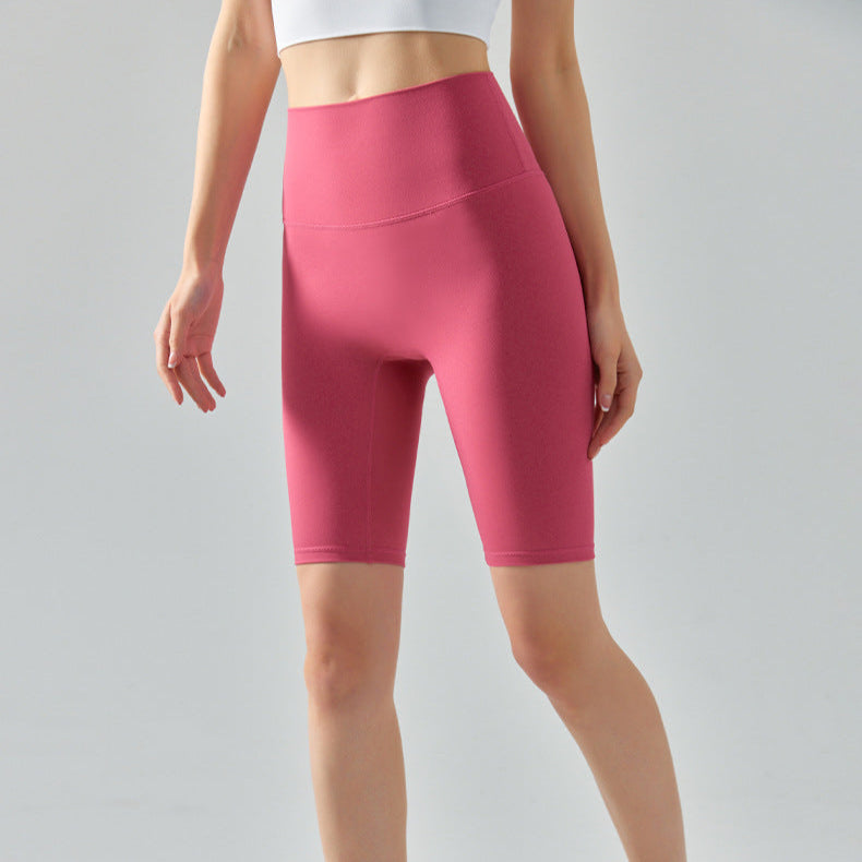 sport-radlerhose-damen-figurbetont yoga kurz hosen leggings buffer soft 