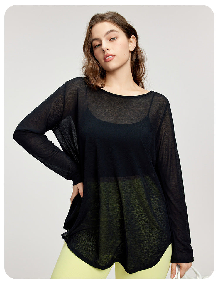 BreezeFit Sport-Langarmshirt Damen